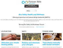 Tablet Screenshot of forever-able.com